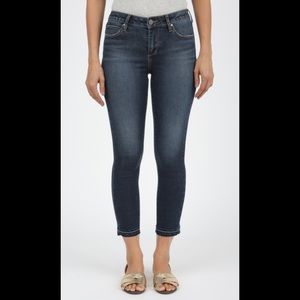 Articles of Society Katie Raw Hem Crop Skinny Jean
